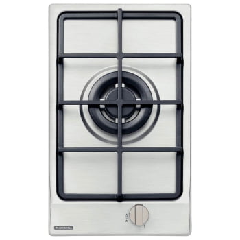Cooktop a Gás Tramontina Dominó Aço Inox 1 GX TRI HE SAFESTOP 30 Trempes Ferro Fundido 94700114