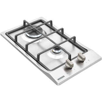 Cooktop à Gás Tramontina Dominó  2GX HE Safestop 30 Inox 2 Queimadores 94700214