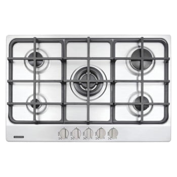 Cooktop a Gás Tramontina New Penta  5GX TRI HE 75 Safestop Inox 5 Queimadores 94716114