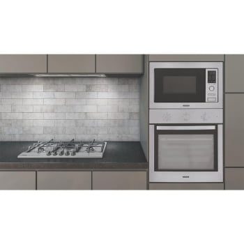 Cooktop a Gás Tramontina New Penta  5GX TRI HE 75 Safestop Inox 5 Queimadores 94716114