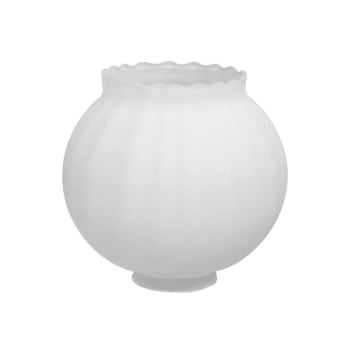 Vidro Cúpula Bola Muller Americana Canelada Fosca BC46