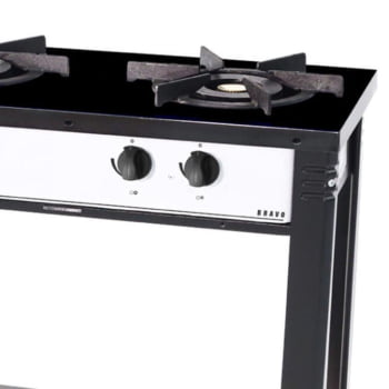 Fogão Industrial Venâncio a Gás Bravo 2 Bocas Branco Esmaltado BR2BBR 16562