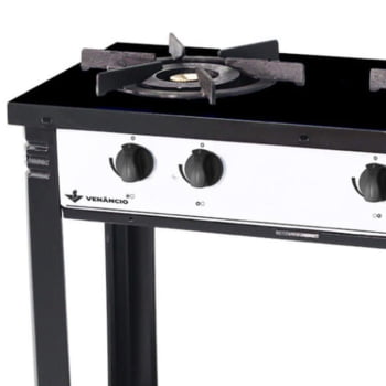 Fogão Industrial Venâncio a Gás Bravo 2 Bocas Branco Esmaltado BR2BBR 16562