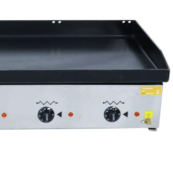 Chapa Bifeteira Venâncio Elétrica 101x50cm com espessura de 6,35mm em Aço Inox 220V CE100 14267