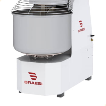 Amassadeira Espiral Braesi 60 Litros 2,5/4cv 380V Trifásico Tacho De Inox AES-60/1-2V ST B18447