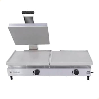 Sanduicheira Conjugada Venâncio Deguste Luxo à Gás 70 SCG70A