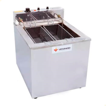 Super Fritador Venâncio Água e Óleo para Mesa Elétrico 23 Litros 127V SFAO4127