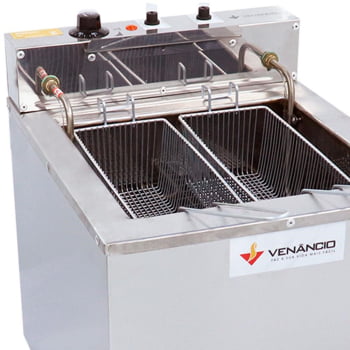 Super Fritador Venâncio Água e Óleo para Mesa Elétrico 23 Litros 220V SFAO4220
