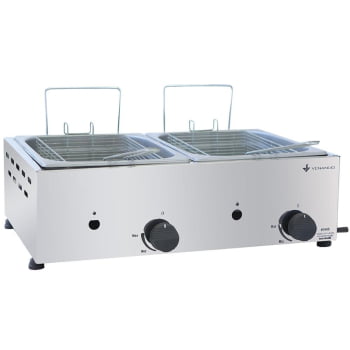 Super Fritador Venâncio Óleo 2 Cubas e Meia 10 Litros Gás GLP SFG212