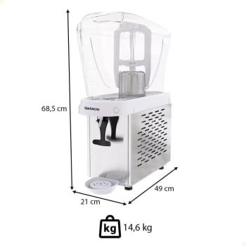 Refresqueira Venâncio Em Inox 1 Reservatório de 16L 127V RV116 56840