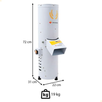 Moinho de pão Venancio Monofásico 80 KG 127/220V Bivolt VMPS80NR