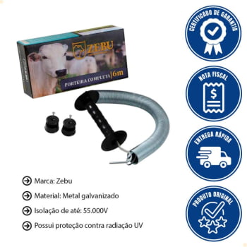 Porteira Completa Zebu 6 MTS 10707