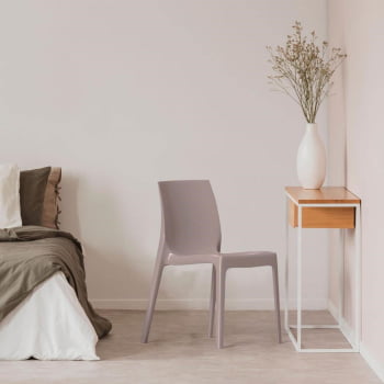 Cadeira Plástica Tramontina Monobloco Alice Camurça 92037210