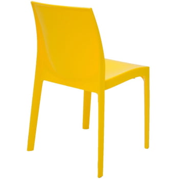 Cadeira Tramontina Plástica Monobloco Alice Amarela 92037000