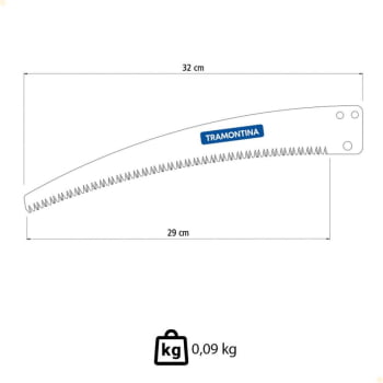 Lâmina para Serrote Podador 11,5" / 290 mm Tramontina em Aço 78399007