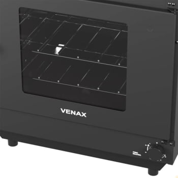 Forno a Gás Industrial Venax Fi 77L Bancada Preto Fosco Gás GLP 21384