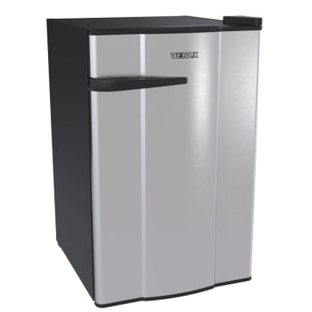 Refrigerador Frigobar Venax Com 2 Prateleiras Fixas 82 L NGV 10 Inox 220v 7170