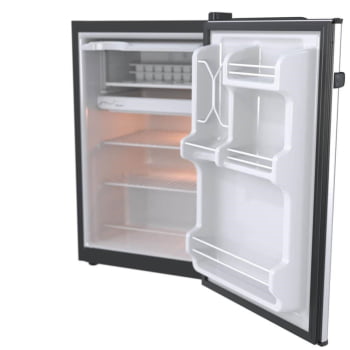 Refrigerador Frigobar Venax Com 2 Prateleiras Fixas 82 L NGV 10 Inox 220v 7170