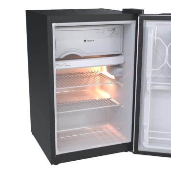 Refrigerador Frigobar Venax Com 2 Prateleiras Fixas 82 L NGV 10 Inox 127V 7163