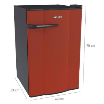 Frigobar Venax NGV 10 Vermelho 127V 7166
