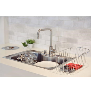 Cesto Aramado Tramontina Para Cubas De Sobrepor e Undermount Morgana 60 FX Em Inox 94528031