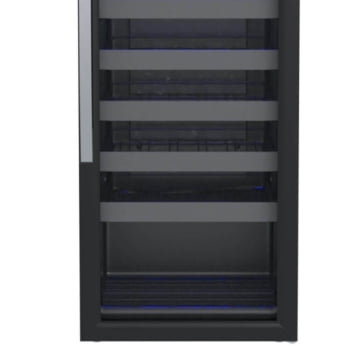 Conjunto Cervejeira Blue Light e Adega Piubella Venax Porta Invertida 200 Litros Preto Fosco 220V