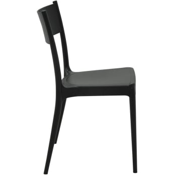 Conjunto 4 Cadeiras Diana Tramontina Preta em Polipropileno 92030409