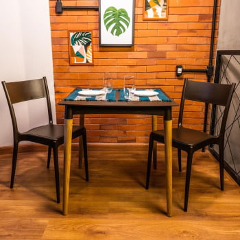 Conjunto com 4 Cadeiras Tramontina em Polipropileno Eco Diana Marrom 92030419