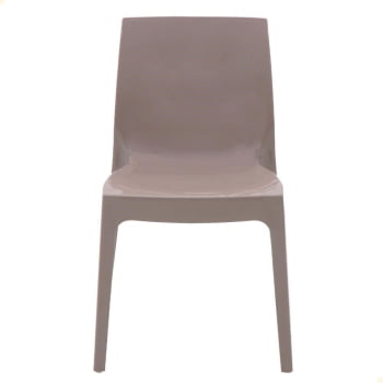 Conjunto 4 Cadeiras Plástica Tramontina Monobloco Alice Camurça 92037210