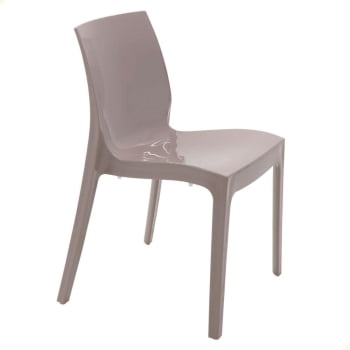 Conjunto 4 Cadeiras Plástica Tramontina Monobloco Alice Camurça 92037210