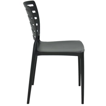 Kit 4 Cadeiras Tramontina Sofia em Polipropileno e Fibra de Vidro Preto 92237009