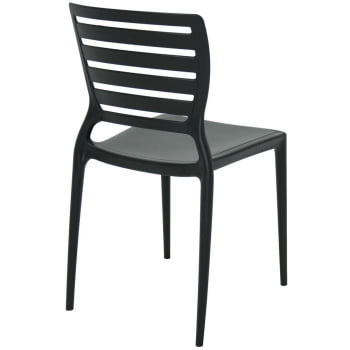 Kit 4 Cadeiras Tramontina Sofia em Polipropileno e Fibra de Vidro Preto 92237009