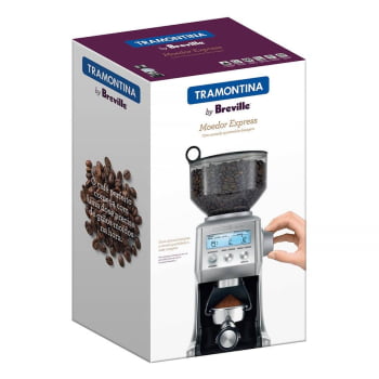 Moedor de Café Tramontina by Breville Express em Aço Inox 60 Níveis de Moagem 220V 69060012