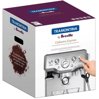Cafeteira Tramontina by Breville Express 1,8 Litros em Aço Inox Prata 220V 69065012
