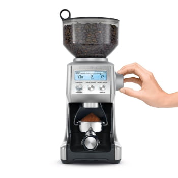Cafeteira Express Aço Inox Breville + Moedor Cafe Elétrico Breville 220v Tramontina