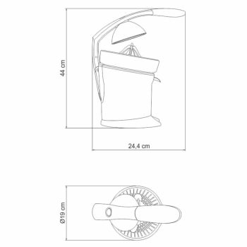 Espremedor Tramontina by Breville Express em Alumínio Fundido Fosco 127V 69000011