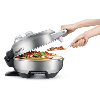Forno Elétrico Tramontina by Breville para Pizza Aço Carbono com Base em Cerâmica 30cm 127V 69141011