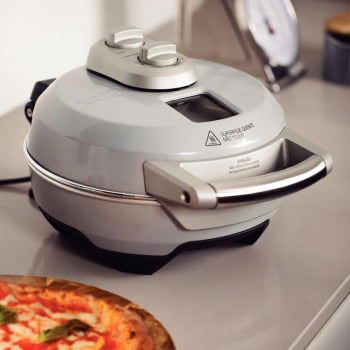 Forno Elétrico Tramontina by Breville para Pizza Aço Carbono com Base em Cerâmica 30cm 220V 69141012