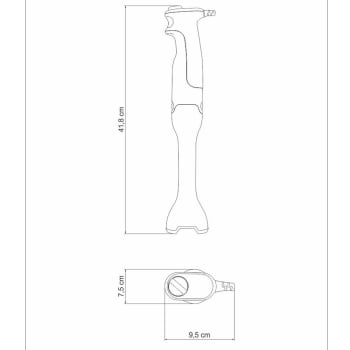Soft Mixer Tramontina by Breville em Aço Inox com Copo 15 Velocidades 127 V 69025011