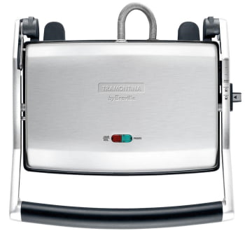 Sanduicheira Tramontina by Breville Express em Aço Inox Fosco com Chapa Flutuante 220V 69054012