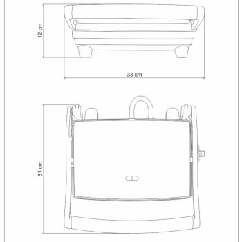 Sanduicheira Tramontina by Breville Express em Aço Inox Fosco com Chapa Flutuante 220V 69054012