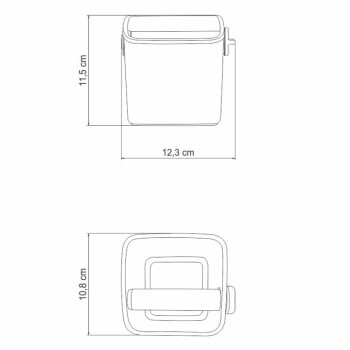 Lixeira Tramontina by Breville para Pó de Café em Aço Inox 0,5 L 69085010