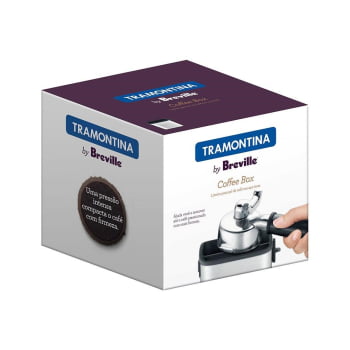 Lixeira Tramontina by Breville para Pó de Café em Aço Inox 0,5 L 69085010
