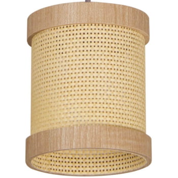 Pendente Muller Straw Mini Natural G9 Led 1 Lâmpada 2501NA