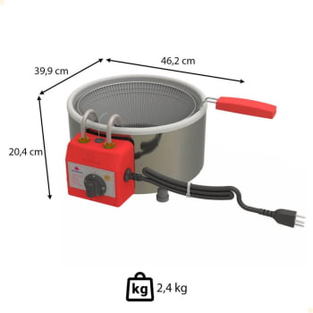 Tacho Fritador Progás Style Elétrico 3 litros com Cesto 127V PR-310E P29585