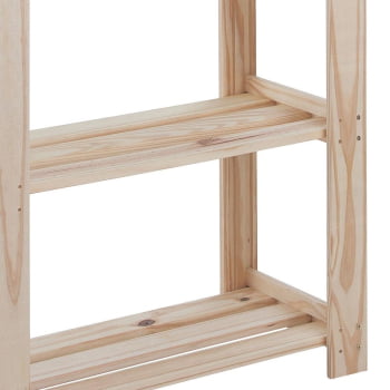 Estante Tramontina Modulare em Madeira Pinus 4 Prateleiras 91620019