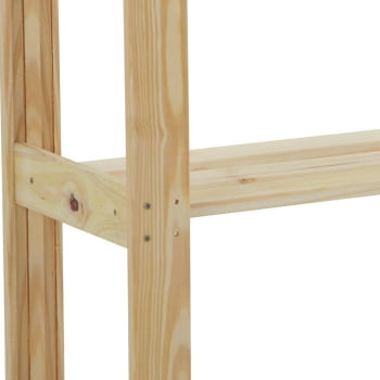 Estante Tramontina Modulare em Madeira Pinus 3  Prateleiras 91621003