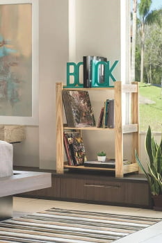 Estante Tramontina Modulare em Madeira Pinus 3  Prateleiras 91621003