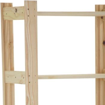 Estante Tramontina Modulare em Madeira Pinus 5 Prateleiras 91621005