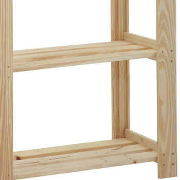 Estante Tramontina Modulare em Madeira Pinus 5 Prateleiras 91621005